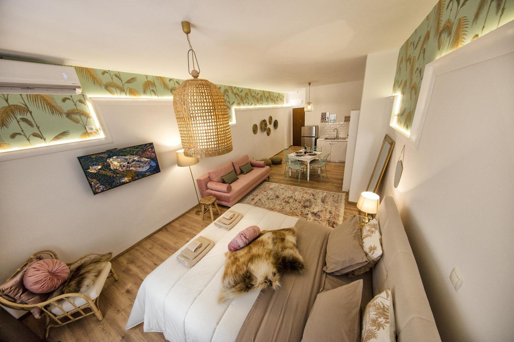 Chung cư studio 42 m² có 1 phòng tắm riêng ở Omonia Athens Ngoại thất bức ảnh